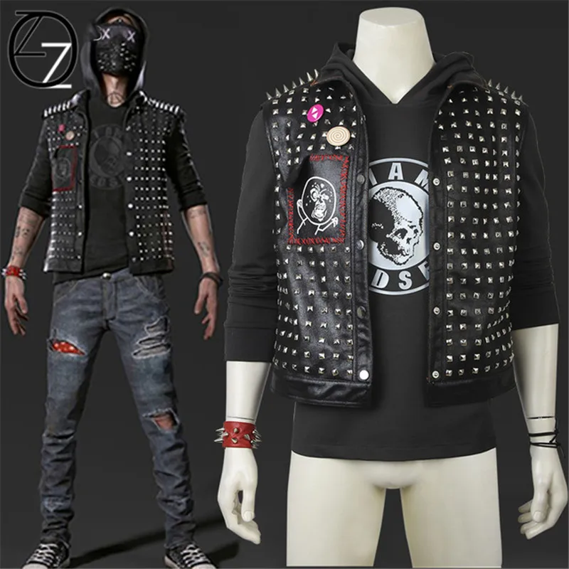 Watch Dogs 2 Cosplay Jacket Wrench I am Dedsec Shawn Baichoo Vest Mask Hot Game Original Costume Halloween Uniform Outfit
Watch Dogs 2 Cosplay Jacket Wrench I am Dedsec Shawn Baichoo Vest Mask Hot Game Original Costume Halloween Uniform Outfit