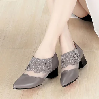 Genuine Leather Women'S Single Boots New Hollow Out Women'S Shoes Non-Slip And Hard-Wearing Large Size Mother'S Boots Female
Genuine Leather Women'S Single Boots New Hollow Out Women'S Shoes Non-Slip And Hard-Wearing Large Size Mother'S Boots Female
