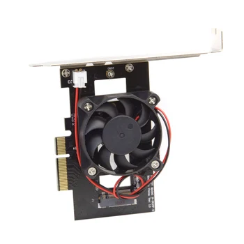10pcs/lot PCI-E 3.0 x4 Lane Host Adapter Converter Card M.2 NGFF M Key SSD to Nvme PCI Express with Cooling Fan 
10pcs/lot PCI-E 3.0 x4 Lane Host Adapter Converter Card M.2 NGFF M Key SSD to Nvme PCI Express with Cooling Fan