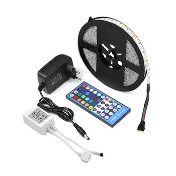 Waterproof 5M 12V SMD 5050 LED Strip light 60leds/m Flexible RGB RGBW RGBWW String With EU 3A Power Adapter Remoter Control
Waterproof 5M 12V SMD 5050 LED Strip light 60leds/m Flexible RGB RGBW RGBWW String With EU 3A Power Adapter Remoter Control