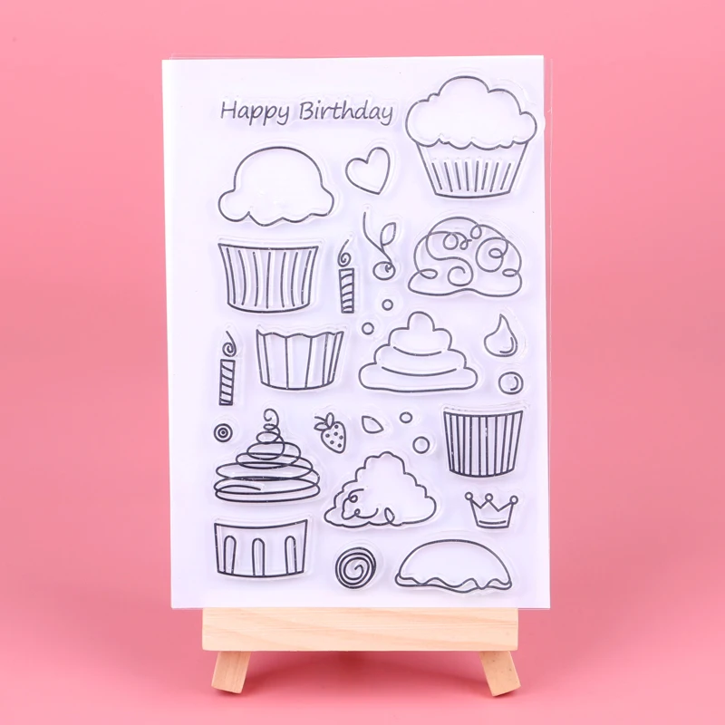 Happy birthday / cake Transparent Clear Stamps for DIY Scrapbooking/Card Making/Kids Christmas Fun Decoration Supplies
Happy birthday / cake Transparent Clear Stamps for DIY Scrapbooking/Card Making/Kids Christmas Fun Decoration Supplies