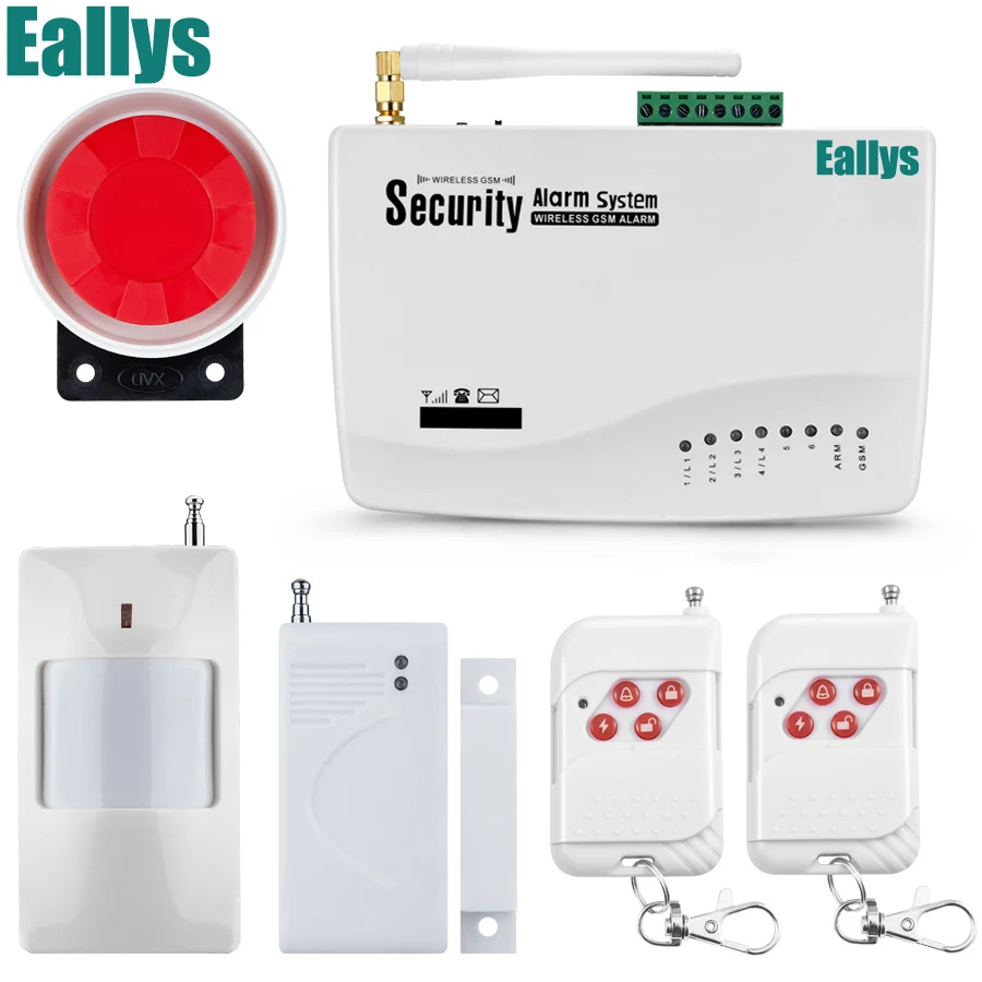 

Wireless wire GSM Alarm System Antenna Alarm Systems Security Home Wireless Signal 850/900/1800/1900MHz support Russian/English