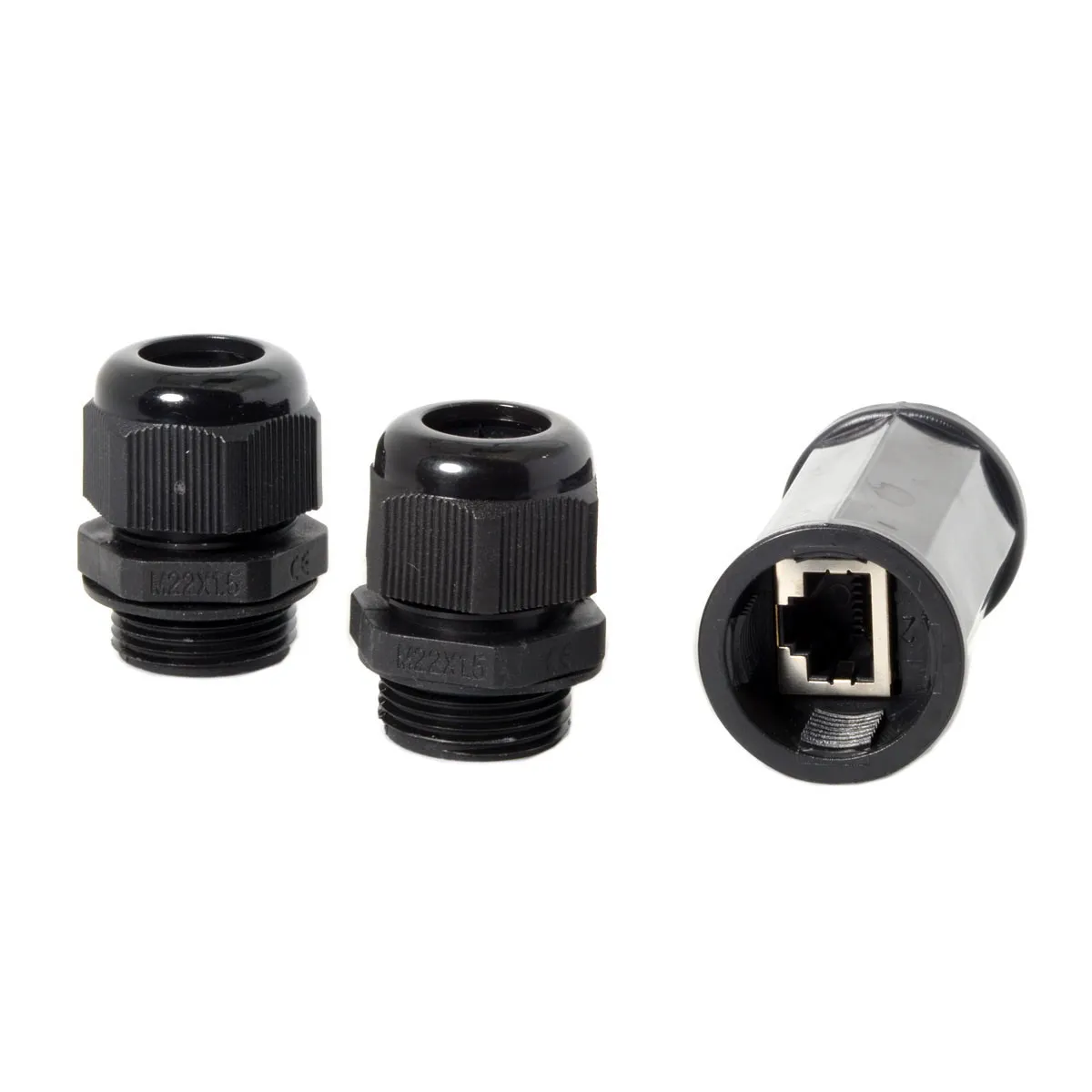 Cablecc CY Waterproof Locking CAT6 RJ45 Female to Female Lan Ethernet Network Extension Adapter
Cablecc CY Waterproof Locking CAT6 RJ45 Female to Female Lan Ethernet Network Extension Adapter