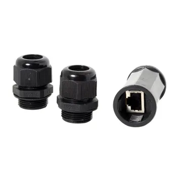 Jimier CY Waterproof Locking CAT6 RJ45 Female to Female Lan Ethernet Network Extension Adapter Coupler with Gold-plated contacts
Jimier CY Waterproof Locking CAT6 RJ45 Female to Female Lan Ethernet Network Extension Adapter Coupler with Gold-plated contacts