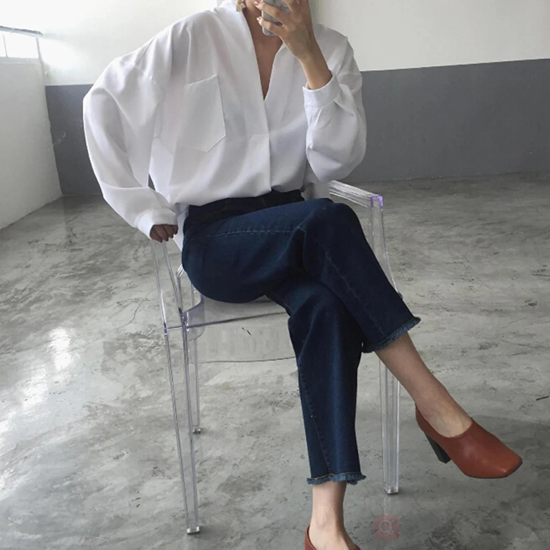 Fashion Ladies Long Sleeve White Black Office Blouse Shirt Blusas Tops Spring Autumn Patchwork Shirt Women Tops Blouses Wear
Fashion Ladies Long Sleeve White Black Office Blouse Shirt Blusas Tops Spring Autumn Patchwork Shirt Women Tops Blouses Wear