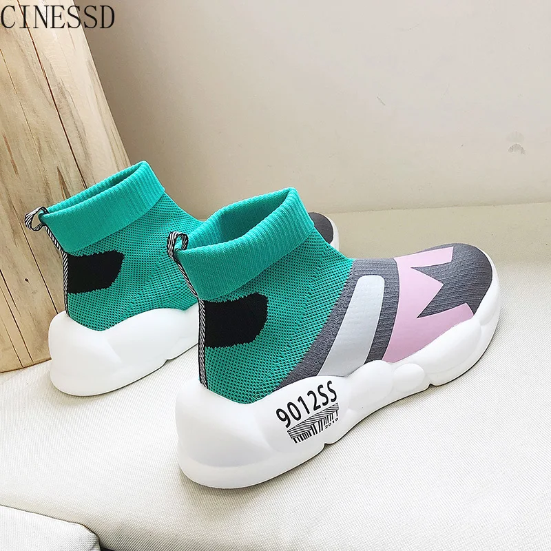Elastic Socks Shoes Women Summer 2019 New Hip-hop Trend Soft-soled Colored Shoes Breathable Flying Weave High-Up Women's Shoes
Elastic Socks Shoes Women Summer 2019 New Hip-hop Trend Soft-soled Colored Shoes Breathable Flying Weave High-Up Women's Shoes