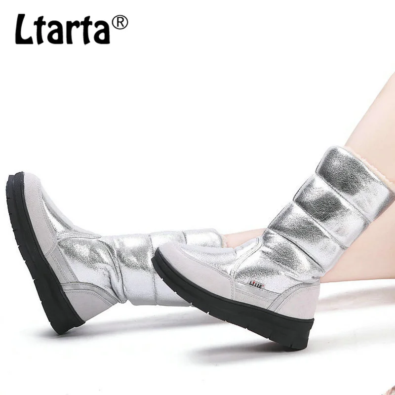 LTARTA 2019 Women Platform Snowflake Boots Gold Sliver Black Snow Combat Women High Boots Warm Mid-Calf Snow Boot JSH-M921
LTARTA 2019 Women Platform Snowflake Boots Gold Sliver Black Snow Combat Women High Boots Warm Mid-Calf Snow Boot JSH-M921