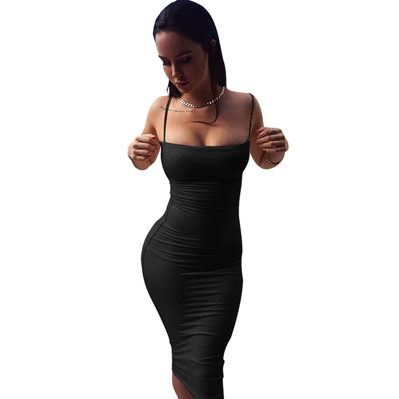 Sexy Party Dresses Off Shoulder Bodycon Dress Spaghetti Strap Slim Sexy Dress Solid Color Red Black WS4754R
Sexy Party Dresses Off Shoulder Bodycon Dress Spaghetti Strap Slim Sexy Dress Solid Color Red Black WS4754R