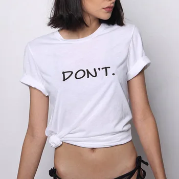 ONSEME Don't Letter Print t shirt women Casual Fashion Streetwear O-neck Funny tshirt Summer New Style top female t-shirt Q-495
ONSEME Don't Letter Print t shirt women Casual Fashion Streetwear O-neck Funny tshirt Summer New Style top female t-shirt Q-495