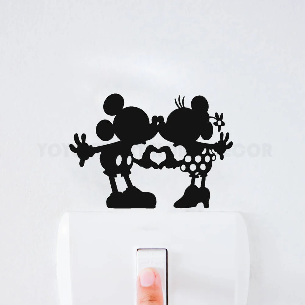 Removable Home Decorative Switch Stickers Minnie and Minnie Kissing Decor Stickers Children Room Light Switch Sticker AY1153
Removable Home Decorative Switch Stickers Minnie and Minnie Kissing Decor Stickers Children Room Light Switch Sticker AY1153