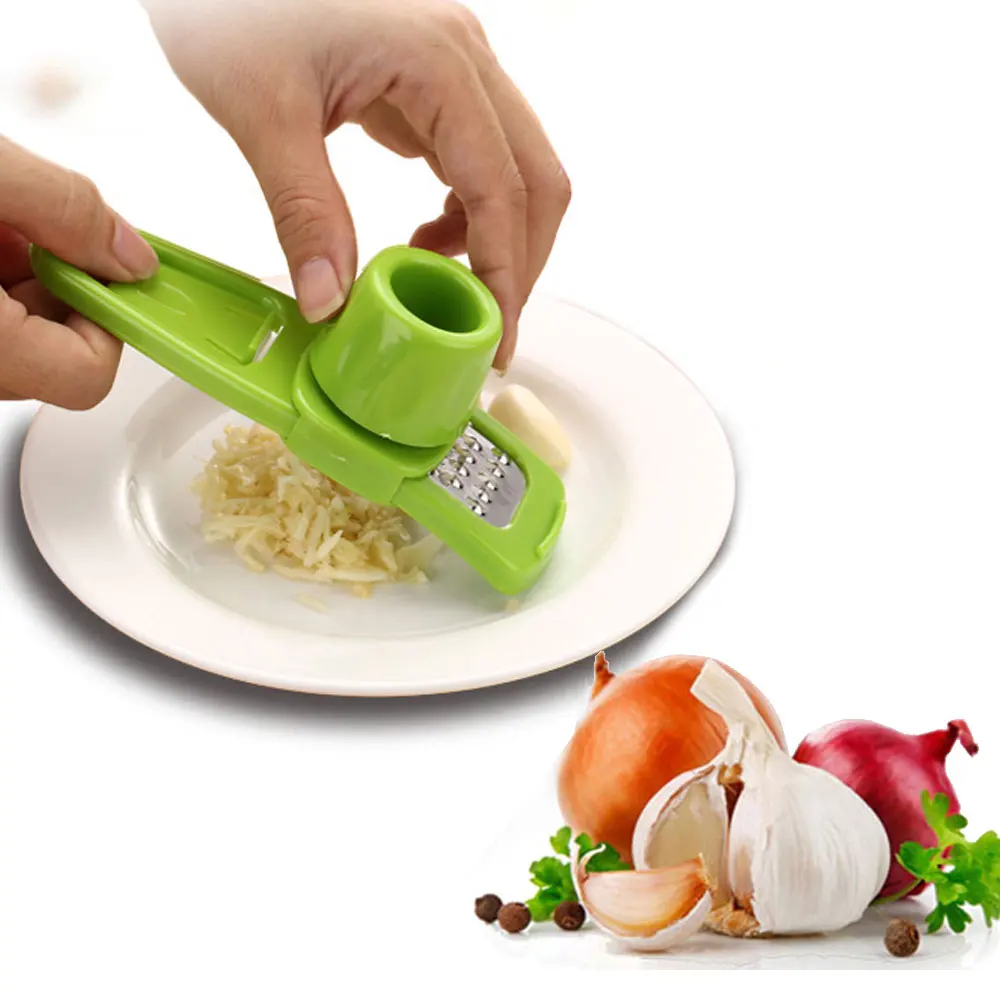 Curved Garlic Grinding Slicer Multi-function Manual Garlic Presser Chopper Garlic Press Stainless Steel Kitchen Gadget Tool
Curved Garlic Grinding Slicer Multi-function Manual Garlic Presser Chopper Garlic Press Stainless Steel Kitchen Gadget Tool