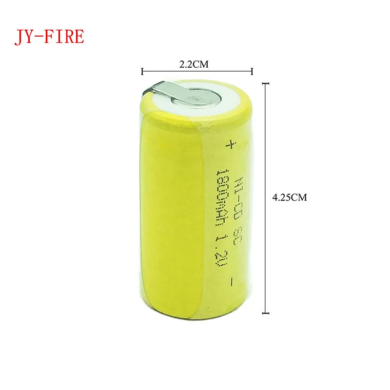 8pcs High quality battery rechargeable battery sub c battery SC battery replacement 1.2 v with tab 1800 mah
8pcs High quality battery rechargeable battery sub c battery SC battery replacement 1.2 v with tab 1800 mah