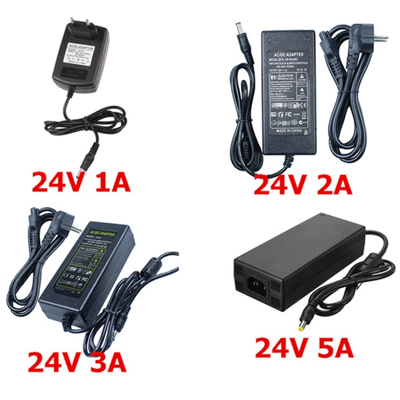 Power Adapter AC to DC 24V 1A 2A 3A 5A Converter Transformer 24 v volt Power Supply Charger For LED Strip lighting transformer
Power Adapter AC to DC 24V 1A 2A 3A 5A Converter Transformer 24 v volt Power Supply Charger For LED Strip lighting transformer