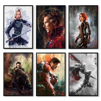 Wall Art Poster Print Canvas Painting Wall Pictures For Home Decor Marvel Avengers Movie Superhero Deadpool Iron Spider Man Loki
Wall Art Poster Print Canvas Painting Wall Pictures For Home Decor Marvel Avengers Movie Superhero Deadpool Iron Spider Man Loki