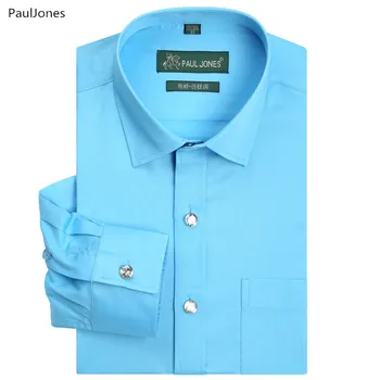 PAULJONES High Quality Long Sleeve Classic Men Dress Shirts Fashion Cotton White Black Social Business Shirt Male Work Clothing
PAULJONES High Quality Long Sleeve Classic Men Dress Shirts Fashion Cotton White Black Social Business Shirt Male Work Clothing