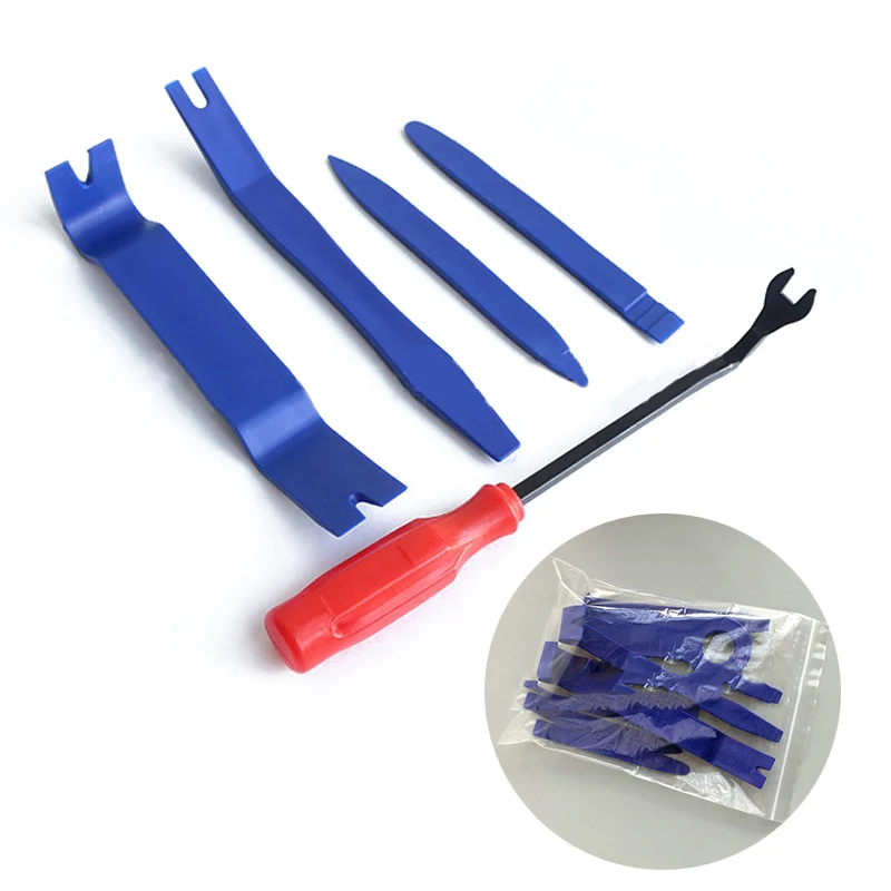 5Pcs/sett NEW Plastic Car Door Interior Trim Removal Panel Clip Pry Open Bar Tool Kit car tools
5Pcs/sett NEW Plastic Car Door Interior Trim Removal Panel Clip Pry Open Bar Tool Kit car tools