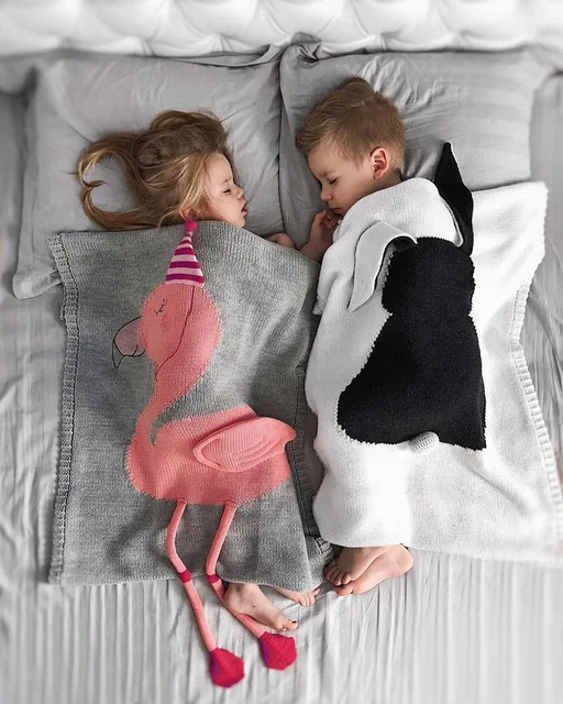 flamingo swaddle