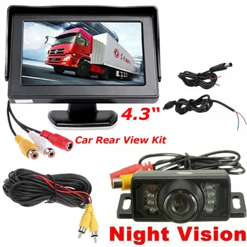 4.3" TFT LCD Car Rear View Monitor +Vehicle 7LEDs Night Vision Waterproof Reversing Backup Camera
4.3" TFT LCD Car Rear View Monitor +Vehicle 7LEDs Night Vision Waterproof Reversing Backup Camera