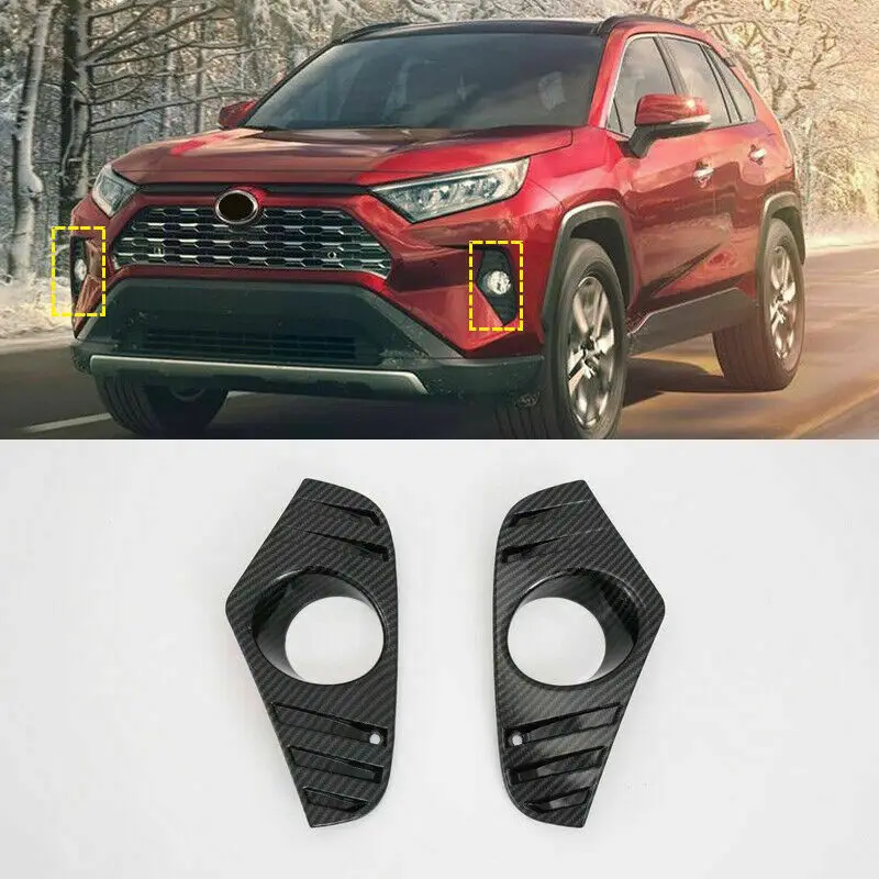 JanDeNing 2pcs Carbon Fiber Look Front Fog Light Eyelid Cover Trim 2pcs For Toyota Rav4 2019-2020
JanDeNing 2pcs Carbon Fiber Look Front Fog Light Eyelid Cover Trim 2pcs For Toyota Rav4 2019-2020