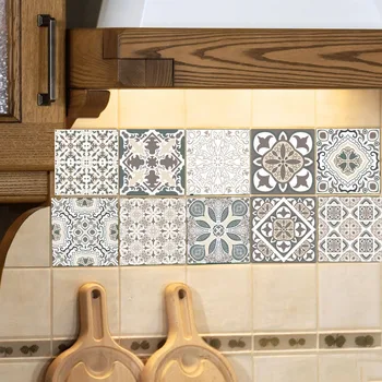 European Style Retro Pattern Tile Stickers PVC Bathroom Waterproof Wall Stickers Home Decor Self-adhesive Floor Art Mural Poster
European Style Retro Pattern Tile Stickers PVC Bathroom Waterproof Wall Stickers Home Decor Self-adhesive Floor Art Mural Poster
