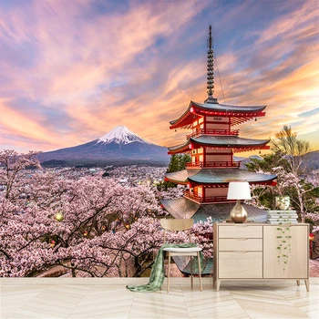 Custom any size wall mural wallpapers Modern fashion Cherry Blossoms, Towers, Mount Fuji YBZ076
Custom any size wall mural wallpapers Modern fashion Cherry Blossoms, Towers, Mount Fuji YBZ076
