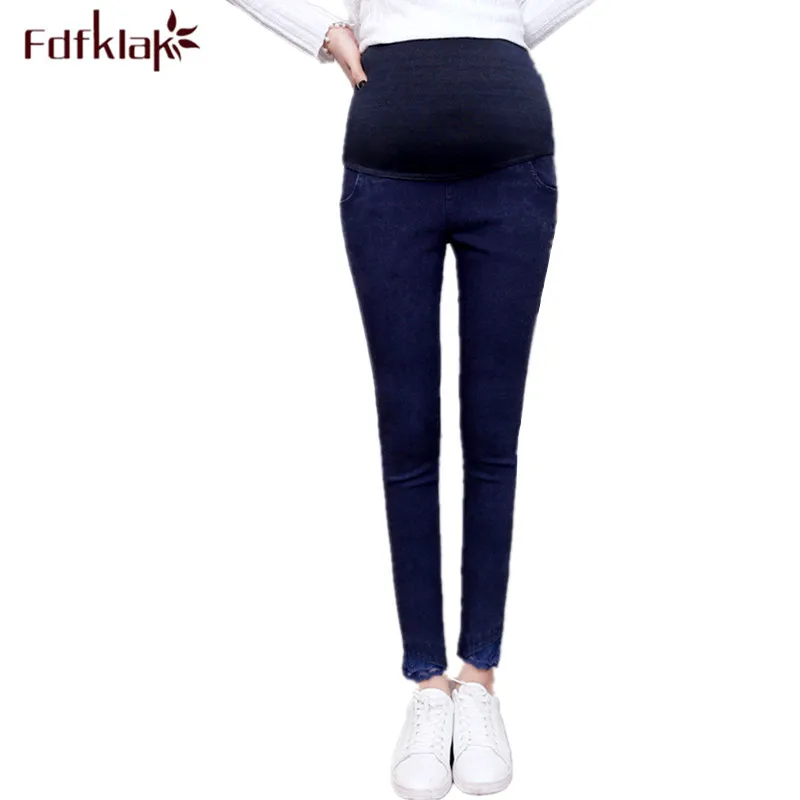 Fdfklak High Grade New Pregnancy Pants Women Trousers Elastic Jeans Pencil Pants Maternity Clothes Spring Autumn Long Pant
Fdfklak High Grade New Pregnancy Pants Women Trousers Elastic Jeans Pencil Pants Maternity Clothes Spring Autumn Long Pant