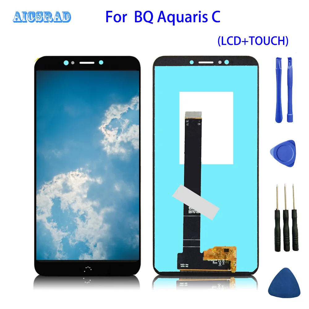 5.45" Touch Screen For BQ Aquaris C LCD Display Screen With Touch Panel Digitizer Sensor Lens Glass assembly bq c bqc aquarisc
5.45" Touch Screen For BQ Aquaris C LCD Display Screen With Touch Panel Digitizer Sensor Lens Glass assembly bq c bqc aquarisc