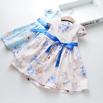 Roimyal Wholesale 2019 Summer new fashion princess pattern printing dress 2-9 year old girl round collar short-sleeved dress
Roimyal Wholesale 2019 Summer new fashion princess pattern printing dress 2-9 year old girl round collar short-sleeved dress