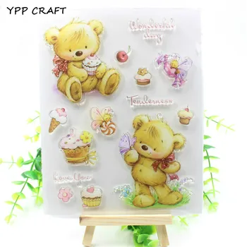 YPP CRAFT Lovely Bears Transparent Clear Silicone Stamp/Seal for DIY scrapbooking/photo album Decorative clear stamp 730
YPP CRAFT Lovely Bears Transparent Clear Silicone Stamp/Seal for DIY scrapbooking/photo album Decorative clear stamp 730
