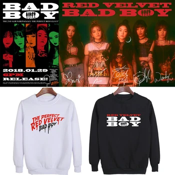 KPOP RedVelvet album Bad Boy with a sweater round neck loose head men and women dropshipping
KPOP RedVelvet album Bad Boy with a sweater round neck loose head men and women dropshipping