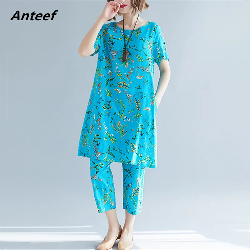 vintage floral plus size 2 two piece set women casual loose midi summer dress elegant clothes 2019 ladies dresses pants sundress
vintage floral plus size 2 two piece set women casual loose midi summer dress elegant clothes 2019 ladies dresses pants sundress