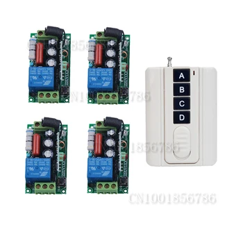 220V 1CH Wireless Remote Control Switch System 4Receiver&Wall transmitter Light Lamp LED Remote Switch Learning Code 315/433Mhz
220V 1CH Wireless Remote Control Switch System 4Receiver&Wall transmitter Light Lamp LED Remote Switch Learning Code 315/433Mhz