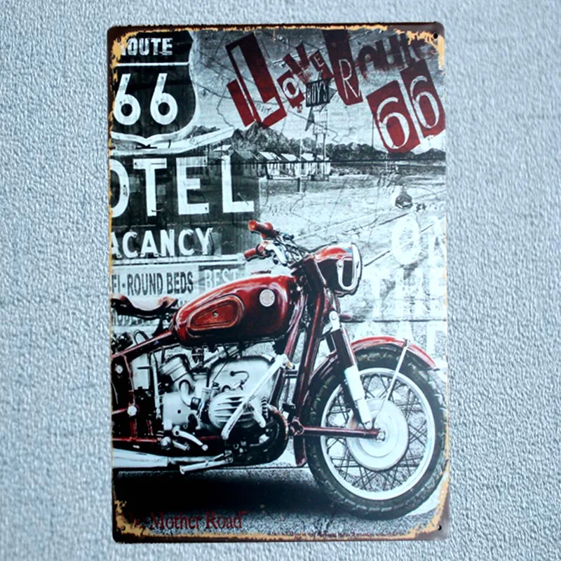 Route Motorcycle Vintage Plaque Painting Metal Wall Garage Bar Home Art Craft Decor Cuadros 30X20CM A-5660
Route Motorcycle Vintage Plaque Painting Metal Wall Garage Bar Home Art Craft Decor Cuadros 30X20CM A-5660