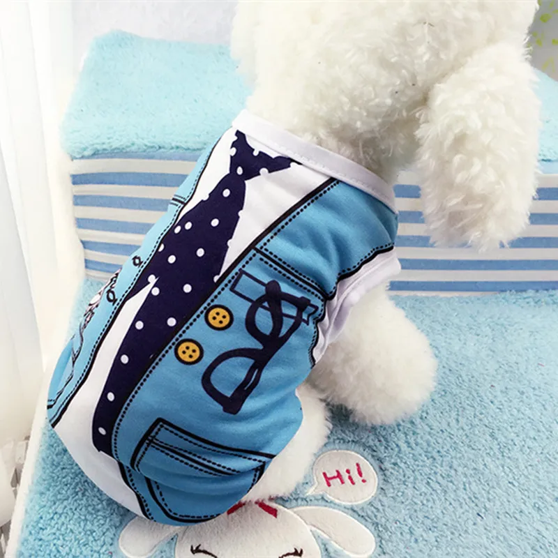 Spring/Summer Pet Dog Clothes For Small Dogs Coat Jacket False Strap Vest Print Cotton Puppy Chihuahua Costume Clothing Apparel
Spring/Summer Pet Dog Clothes For Small Dogs Coat Jacket False Strap Vest Print Cotton Puppy Chihuahua Costume Clothing Apparel