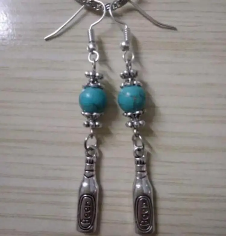 Fast Shipping! 20 Pairs Fashion Vintage Alloy Beer bottles Charms Dangle Women Drop Earrings DIY Jewelry
Fast Shipping! 20 Pairs Fashion Vintage Alloy Beer bottles Charms Dangle Women Drop Earrings DIY Jewelry