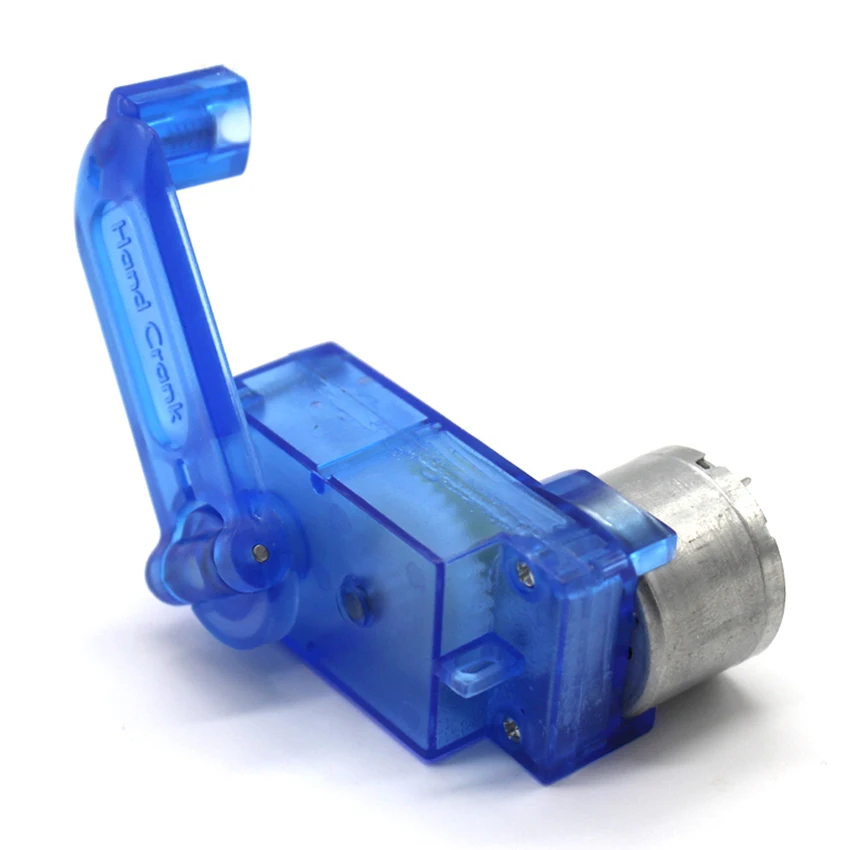 Blue Transparent 310 Hand Crank Generator for 3V Small Motor, Lighting Led Lamp Beads Mini Dynamotor Fan Model Toy Accessories
Blue Transparent 310 Hand Crank Generator for 3V Small Motor, Lighting Led Lamp Beads Mini Dynamotor Fan Model Toy Accessories
