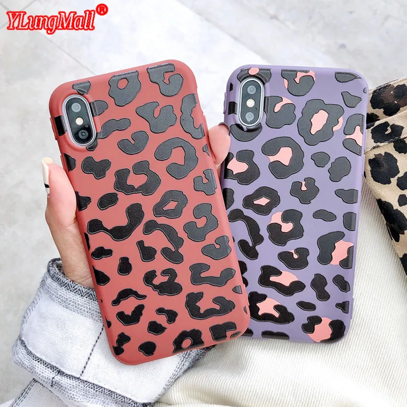 Fashion Leopard Print Phone Cases for iphone XS Max Case For iphone X XR 8 7 6S 6 Plus Luxury Soft Candy Color Cover Retro Capa
Fashion Leopard Print Phone Cases for iphone XS Max Case For iphone X XR 8 7 6S 6 Plus Luxury Soft Candy Color Cover Retro Capa