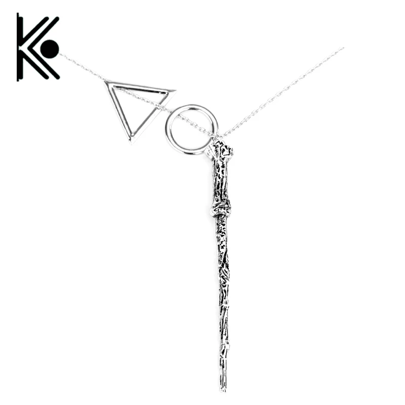 free shipping Deathly Hallows necklace With Magic Wand Pendant Necklaces cospaly pendant
free shipping Deathly Hallows necklace With Magic Wand Pendant Necklaces cospaly pendant