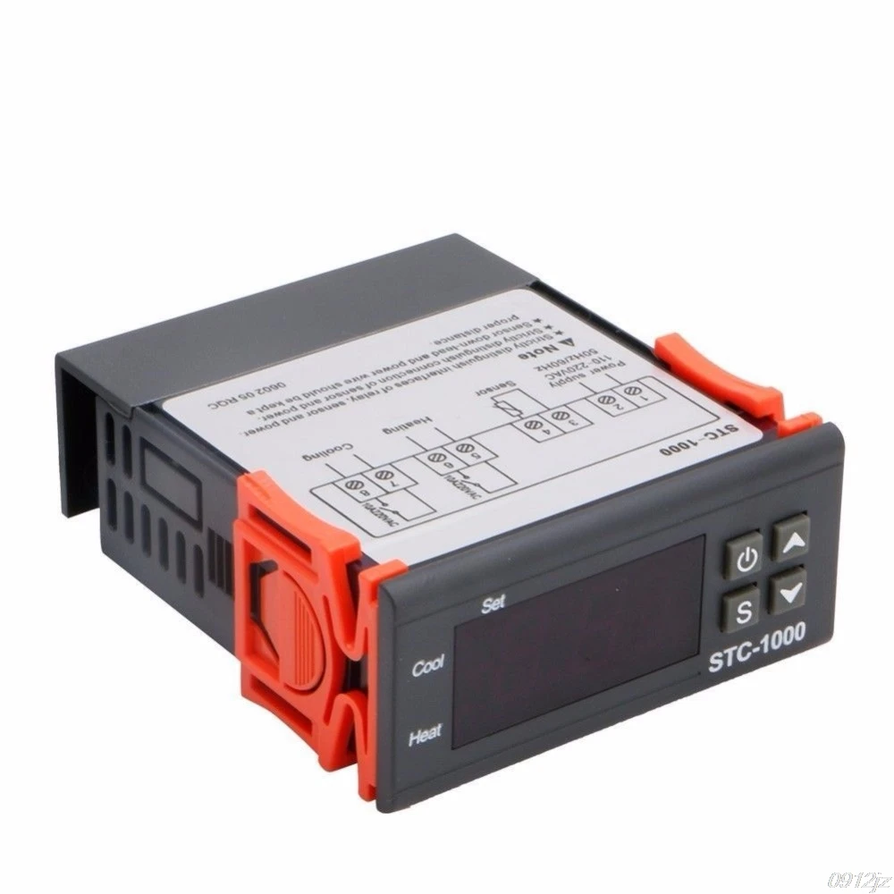 Digital Temperature Controller Thermostat Thermoregulator for Incubator Relay LED 10A Heating Cooling STC-1000
Digital Temperature Controller Thermostat Thermoregulator for Incubator Relay LED 10A Heating Cooling STC-1000