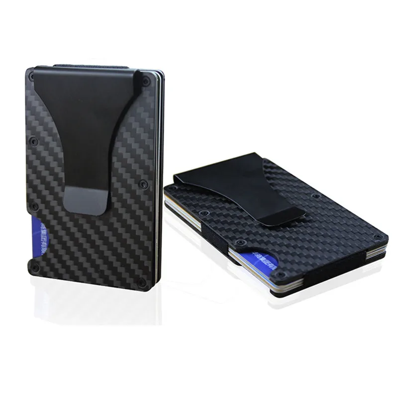 Carbon Fiber Wallet Metal Mini Slim Wallet Men's Credit Card ID Holder With RFID Anti-chief Card Wallet Porte Carte
Carbon Fiber Wallet Metal Mini Slim Wallet Men's Credit Card ID Holder With RFID Anti-chief Card Wallet Porte Carte