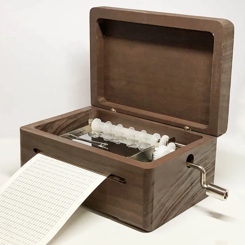 30 note paper strip DIY music box, customized photo musis box gifts for lovers, custom engraved music box, personalized gift
30 note paper strip DIY music box, customized photo musis box gifts for lovers, custom engraved music box, personalized gift