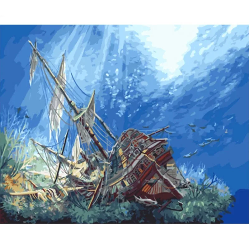 Sailboat Frameless Diy Painting By Numbers Kids Blue Sea Paintings By Numbers with Acrylic Paints for Home Decor Picture 50x40cm
Sailboat Frameless Diy Painting By Numbers Kids Blue Sea Paintings By Numbers with Acrylic Paints for Home Decor Picture 50x40cm