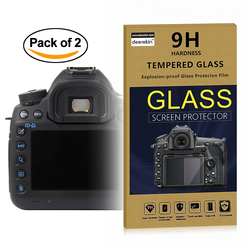2x Self-Adhesive Glass LCD Screen Protector w/ Top LCD Film for Canon EOS 5D Mark IV / 5D Mark III / 5DS / 5DSR / 5DS R Camera
2x Self-Adhesive Glass LCD Screen Protector w/ Top LCD Film for Canon EOS 5D Mark IV / 5D Mark III / 5DS / 5DSR / 5DS R Camera