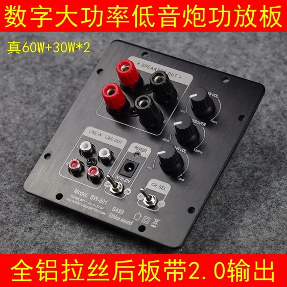 AIRS SW-501 Subwoofer amplifier board 2.1 Channel full digital chip integrated power amplifier board with independent output 2
AIRS SW-501 Subwoofer amplifier board 2.1 Channel full digital chip integrated power amplifier board with independent output 2