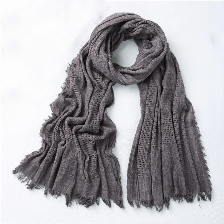 Unisex Style Winter Scarf Japanese Cotton Solider Color plaid long soft women's scarves shawl new men scarf
Unisex Style Winter Scarf Japanese Cotton Solider Color plaid long soft women's scarves shawl new men scarf