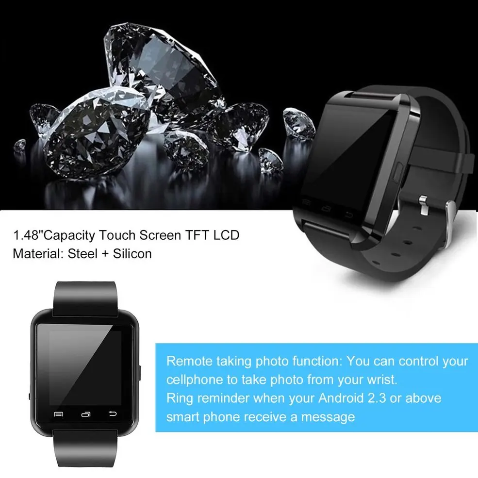 5PCS Bluetooth Smart Wrist Watch Phone Camera Card Mate Universal Smart Watch For Smart Phone
5PCS Bluetooth Smart Wrist Watch Phone Camera Card Mate Universal Smart Watch For Smart Phone