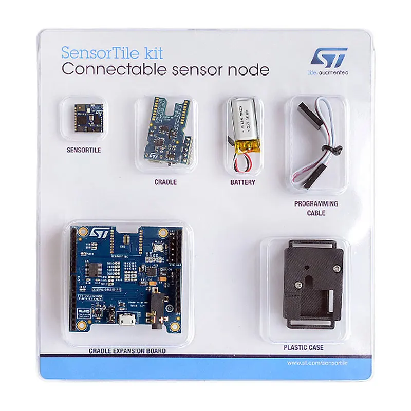 1 pcs x STEVAL-STLKT01V1 Development Kits - ARM SensorTile development kit Core ARM Cortex M4F Evaluation Of STM32L476
1 pcs x STEVAL-STLKT01V1 Development Kits - ARM SensorTile development kit Core ARM Cortex M4F Evaluation Of STM32L476