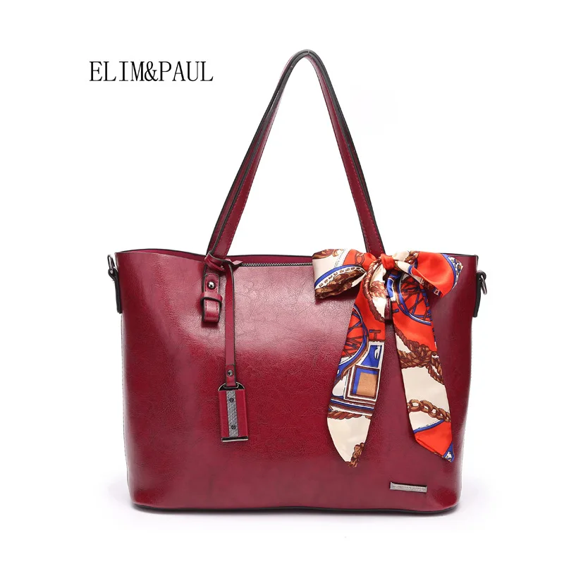 ELIM&PAUL Woman Shoulder Bags With Scarf Luxury Handbags Women Bags Designer High Quality PU Leather Totes Handbag
ELIM&PAUL Woman Shoulder Bags With Scarf Luxury Handbags Women Bags Designer High Quality PU Leather Totes Handbag
