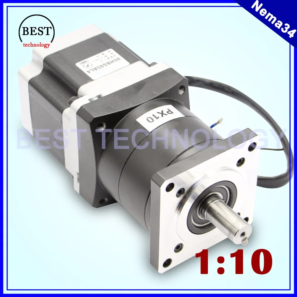 Nema34 stepper Motor Planetary Reduction Ratio 1:10 1:16 planet gearbox 86 x 80 motor speed reducer, High Torque high quality
Nema34 stepper Motor Planetary Reduction Ratio 1:10 1:16 planet gearbox 86 x 80 motor speed reducer, High Torque high quality