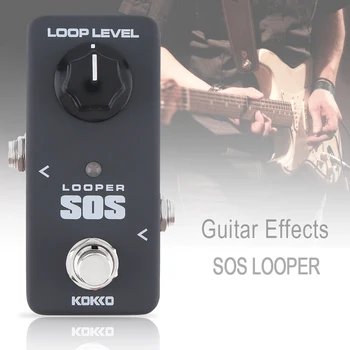 KOKKO Mini Electric Guitar Bass Effect Pedal SOS Recording Support 5 Minutes Record Loop Store True Bypass Full Metal Shell
KOKKO Mini Electric Guitar Bass Effect Pedal SOS Recording Support 5 Minutes Record Loop Store True Bypass Full Metal Shell